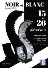 EXPOSITION NOIR ET BLANC MAIRIE DU 8ème PARIS-ARTEC