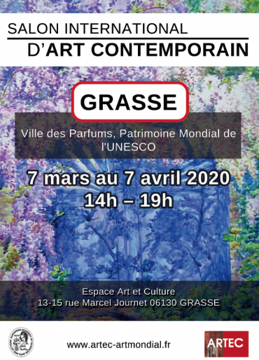 Salon International d&#039;Art Contemporain de Grasse-sam, 07/03/2020 - 14:00-ARTEC